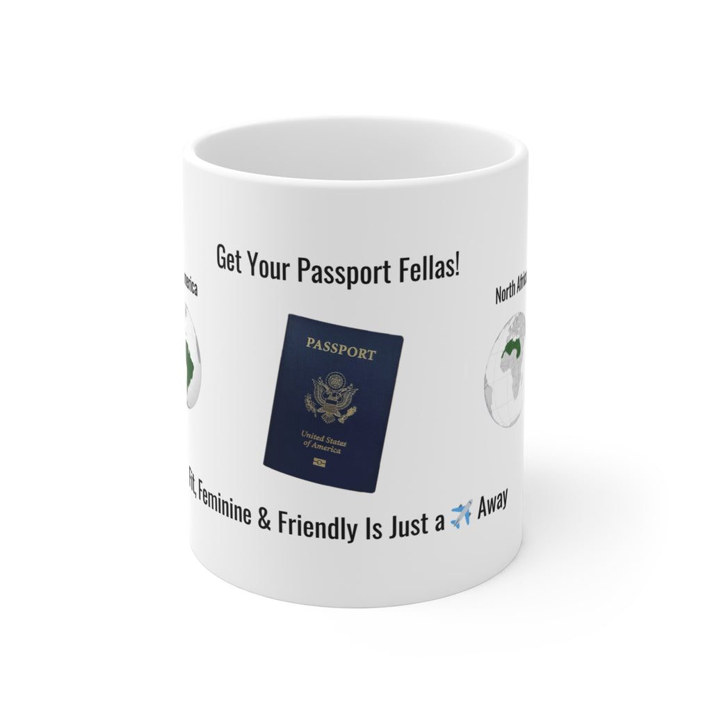 Passport Bros Global Edition Mug | Level Up. Travel. Win.
